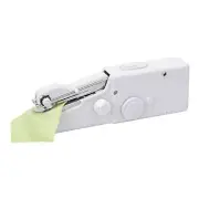 Household Plastic Tailor Clothes Stitch Portable Handheld Sewing Machine White