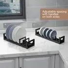 Cutlery Storage Rack Plate Stand Kitchen Cabinet Organizer Dish Drawer