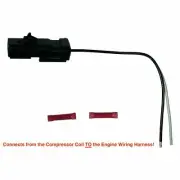 RYC New AC Compressor Coil Wire Harness IH324-WH Fits Ford F-350 6.2L 2011-2016 (for: Ford)