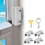 Window Locks 4 SetsUp and Down Window Lockfor Vertical and Horizontal Sliding...