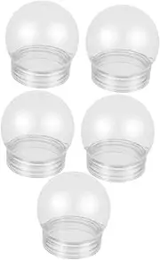 Unique Holiday DIY Snow Globes Plastic Snowglobe Kit for Kids Adults Christmas Decor