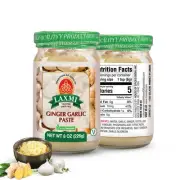 Laxmi 8 Oz Ginger Garlic Paste Authentic Flavor for Asian Cooking