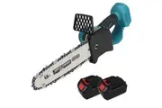 10'' Cordless Electric Chainsaw Wood Cutter Chain Saw with 2 Batteries