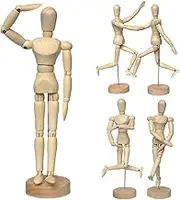 Artist Wooden Manikin Mannequin Sketching Lay Figure Drawing Model Aid Human Figure Artist Draw Painting Model Mannequin Jointed Doll
