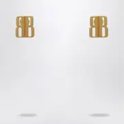 [Balenciaga] Nano XS Gold Stud Earrings One size Pink