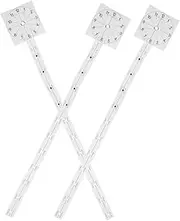 Happyyami 3pcs DIY Wall Clock Assembly Ruler for Large Clocks Precise Scale for Home Decor Classroom