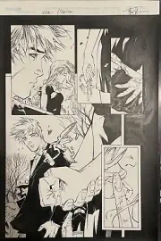 VICE #2 pg. 11 Published Art page by Tyler Kirkham, Top Cow Comics