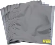 uxcell 20Pcs Anti Static Bags ESD Shielding Bag Flat Open Top Anti Static Bag for Electronic Devices 9.4x10.6 Inch(240 * 270mm)