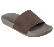 Man Skechers 19th Hole Bunker Shot Slide Sandal 229206 Color Taupe Brand New