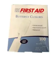 1/2" x 2 3/4" Butterfly Closure Bandages - 100/Box (10 Boxes) MS-20110