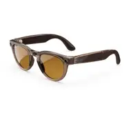 Ray-Ban | Meta Headliner AI glasses (Shiny Warm Stone/Tint Saffron Yellow Transitions )