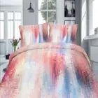 Pink Word Mix Fog 3D Printing Duvet Quilt Doona Covers Pillow Case Bedding Sets