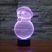Snowman Style 3D Touch Switch Control LED Light