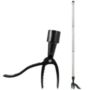 Manual Vertical Weeding Digging Grass Shovel Standing Weeding Puller Metal Weed Puller Head Garden Lawn Root Remover Wee
