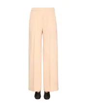 Jil Sander Elasticated Waist Wide Leg Pants DE38 Nude