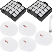 EATBALE Replacement Filter for Shark Anti-Hair Wrap PZ1000UKT / PZ1000 Upright Vacuum Cleaner, Accessories 2 HEPA Post-Motor Filters, 5 Foam Filters, 5 Felt Filters, 1 Cleaning Brush (2 + 5)