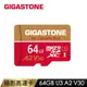 GIGASTONE Camera Pro microSDXC UHS-Ⅰ U3 A2V30 64GB攝影高速記憶卡 ( Micro SD 64GB A2 V30(-4) )