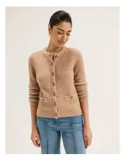 [REVIEW] Leo Boucle Jacket in Camel