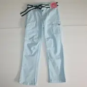 Gymboree Girl's Best Friend Light Blue Ribbon Belt Skinny Cargo Pants size 5 NWT