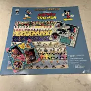 Paper Pizazzz Mickey & Friends 7 Pages Scrapbooking Sheets 12x12 Partial