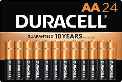 Duracell - Coppertop AA Alkaline Batteries - Long Lasting, All-Purpose Double a
