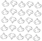 [Generic] 1 Alloy Pendants Bracelet Charms Bulk Diy Jewelry Making Accessories Cloud Pendant Charms Silver Pendants for Jewelry Making Handmade Necklaces Mini Frames Vintage Photo Frame