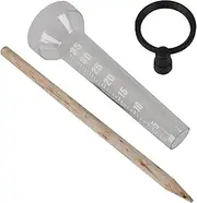 Outdoor Rain Gauge with Holder Plastic Rain Collector for Garden Farm