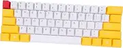 TEHAUX 1Set Dual Color Keycap for Mechanical Keyboards Keycaps for Keyboards Comfortable Frosted Texture Durable Cross Core Design Present