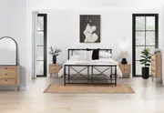 MARGARET Black Double Bed