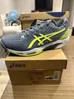 ASICS Solution Speed FF 2 Steel Blue Hazard Green Men Size 6