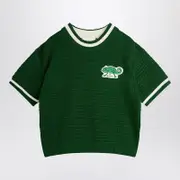 [Mini Rodini] Green T-shirt with Lizard 116/122 CM Green