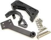ZUXIM Electric Scooter Steering Stabilizer Damper Kit Front Wheel Modification Bracket Skateboard, for Zero, 10X Electric Scooters Damper Kit(Black Only Bracket1)