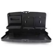 Foldable Back Seat Tray Table Multifunctional Car Organizer with Drink and Laptop Holder