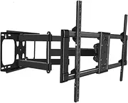 TV Mount Full Motion TV Wall Mount Bracket Universal Articulating Arms Swivels Tilts Extension Rotation TV Mount for Most 50"-85" LED LCD Flat Screen TVs Adjustable TV Bracket Stand
