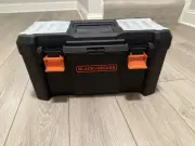 beyond by BLACK+DECKER Tool Box & Organizer 16-Inch 10-Compartment BDST60096AEV