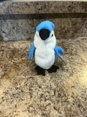 Ty Beanie Baby ROCKET The Blue Jay - TAG ERRORS - 1997 Retired