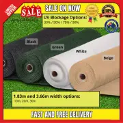Instahut Shade Cloth Sail 30% 50% 70% 90% 10m 20m 30mUV Mesh Roll Garden Outdoor