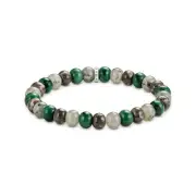 THOMAS SABO Jasper, jade, labradorite beaded bracelet