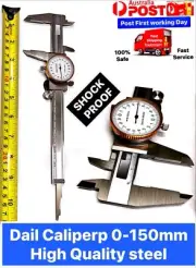 2 , Dial Caliper Portable Dual Scales 0-150mm High Quality Professional 2 Pc Set