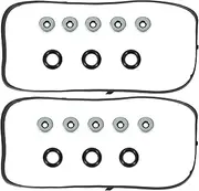 Wollvon Valve Cover Gasket Set VS50607R Compatible with Acura MDX RL TL 3.5L Compatible with Honda Accord 3.0L 03-04 Odyssey Pilot Ridgeline 3.5L 06-08 Compatible with Saturn Vue 3.5L 04-07