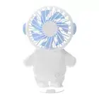 USB Astronaut Mini Fan 3 Speeds Portable Handheld Fan Rechargeable (Blue Astros)