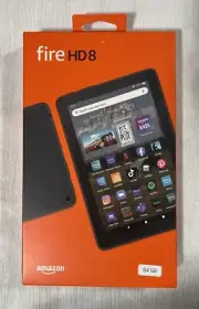 Amazon Fire HD 8 12th Gen. 64GB , Wi-Fi, 8" - Black (Lockscreen Ad-Supported)