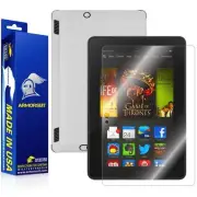 ArmorSuit Amazon Kindle Fire HDX 7" Screen Protector + White Carbon Fiber Skin