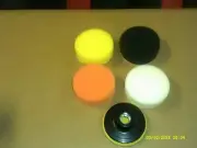 3" Hook and Loop Foam Buffing Polishing smooth pads with backing plate