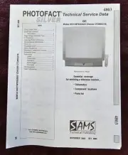 Sams Photofact 4803 Service Manual for GE 32GT740YX53/55/57 (Chassis CTC203CA10)