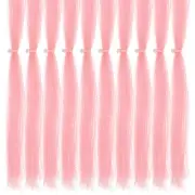 10 Pack Crystal Flash Fly Fishing Line, Fly Tying Material, Pearlescent Pink