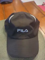 Fila Performance Black Hat Tennis Pickleball Running NEW With Tags