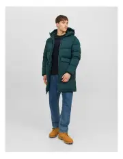 [Jack & Jones] Jorvesterbro Long Puffer in Magical Forest
