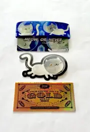 ZOX Strap Meow Or Never Astronaut Cat Sticker No Such Thing As The Purrfect Time