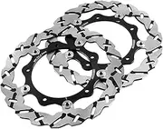 Motorbike Front Brake Disc Rotors Compatible With Yamaha X-MAX YP R 125 250 & XP T-MAX 500 2004 2005 2006 2007 Black 2PCS